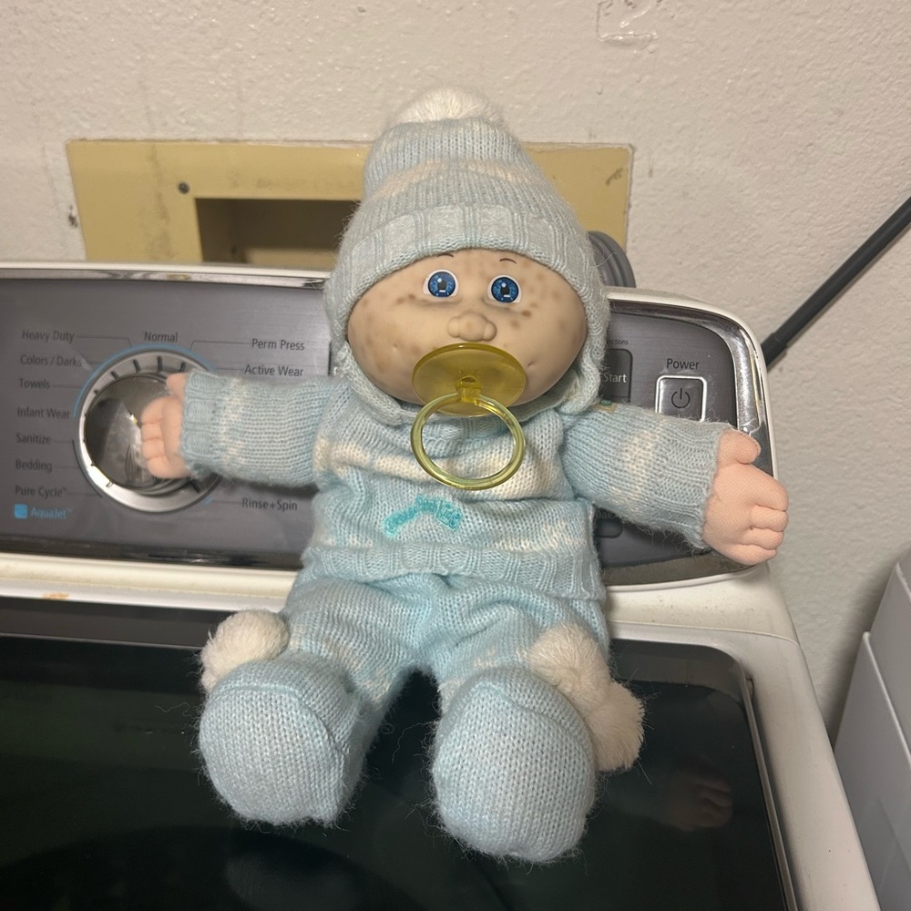 Vintage 80s Cabbage Patch Kids Doll with Measles Chickenpox sick baby doll - Picture 5 of 6